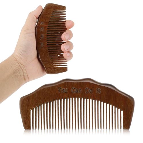 Birth Comb, Birthing Comb for Labor Pain, Natural Wooden Comb for Women Expectant Mothers Encouragement Gift Labor and Delivery Essentials for Pain Management and Anxiety, Brown