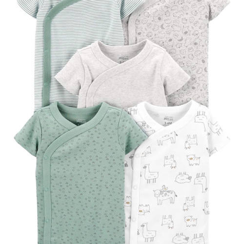 Simple Joys by Carter's unisex-baby 5-pack Side Snap Short-sleeve Bodysuit