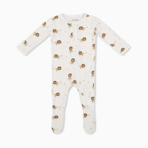 Bamboo Little Bamboo Footie - Lion, 0-3 M