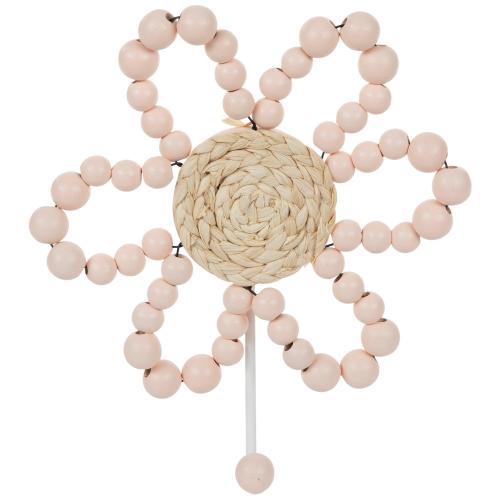 Pink Beaded Flower Hook