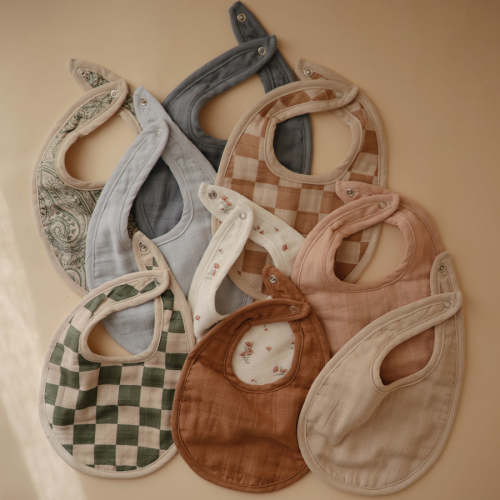 mushie Muslin Bib 2-Pack – Mushie