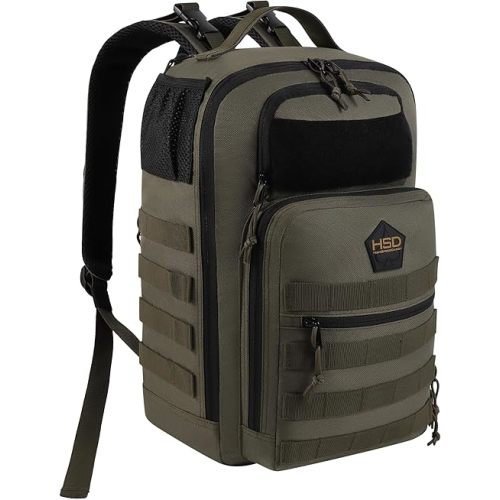 HighSpeedDaddy - Baby Diaper Backpack, Military-Grade, Waterproof, Compact Baby Travel Bag w/Stroller Straps & Tablet Sleeve