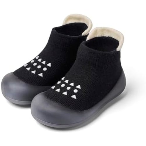 Baby Sock Shoes Baby Walking Shoes Infant Non-Slip Breathable Slippers with Soft Rubber Sole Baby Boys Girls Sneakers