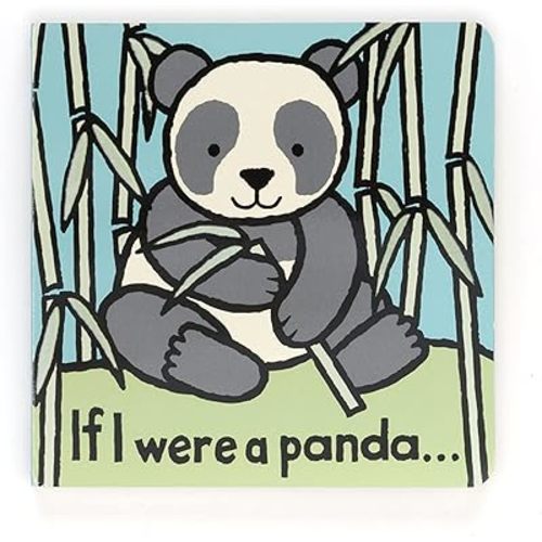 Jellycat If I were a Panda: A Touch and Feel Board Book Children's Book | Baby Gift