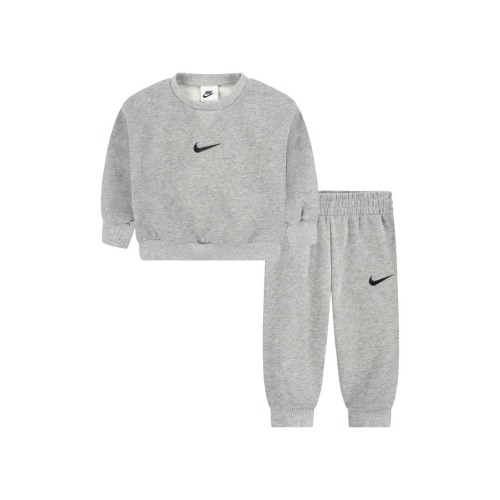 Essential Fleece Crewneck Sweatshirt & Joggers Set, 12M
