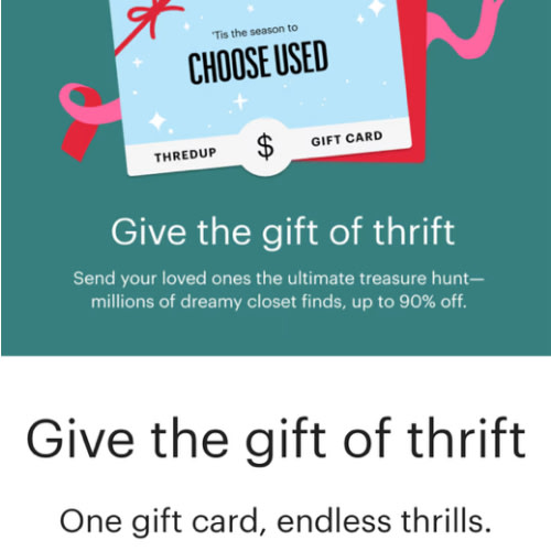 Gift Cards Home Page | thredUP