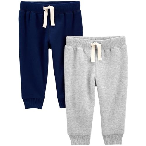 Simple Joys by Carter's Boys' 2-Pack Pull on Fleece Pants