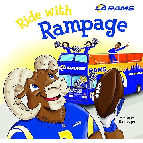 NFL Ride with Rampage Hardcover Book
