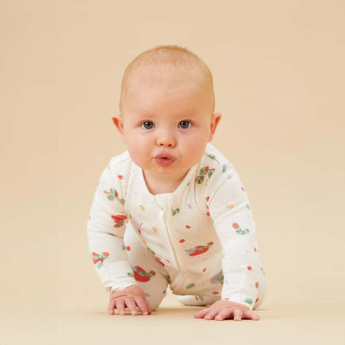 The Very Hungry Caterpillar Clever Zip Baby Pajamas (0-3 Months)