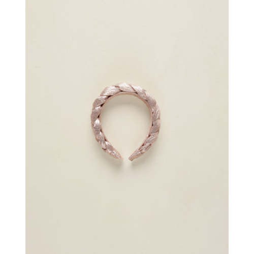 Metallic Braided Headband || Bubblegum