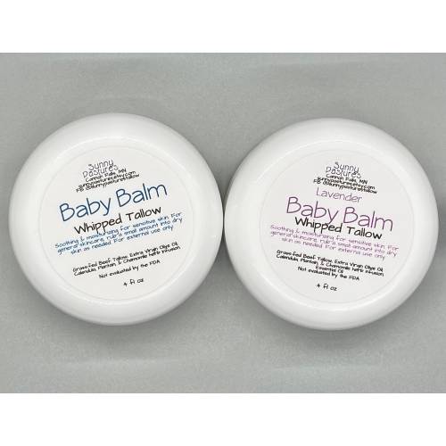 Herbal Balm (Baby Balm) - tallow & herbal infused oils: for sensitive skin