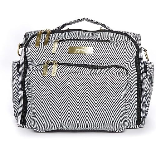 JuJuBe Diaper Bag, Travel Backpack and Large Tote with Portable Changing Pad, Stroller Hooks & Pockets for Baby Bottles, Diapers, Pacifier, Snacks, and Daily Essentials, BFF - Queen of The Nile