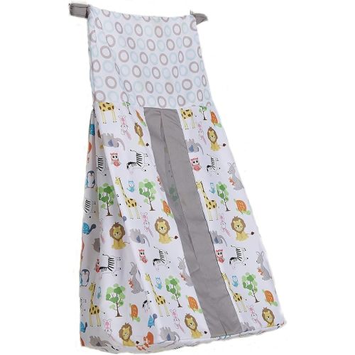 Diaper Stacker Baby Boy Baby Girl Nursery Crib Diaper Storage Organizer Hanging Bag Animal Pattern by JAHbaby (4), 28 X 52