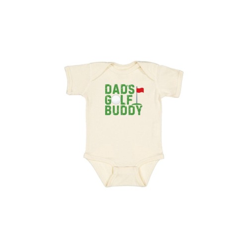 Dad's Golf Buddy Short Sleeve Bodysuit, 3-6M