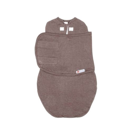 Embe 0-3mo Starter Swaddle Wrap, Convertible, Cocoa