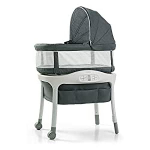 Sense2Snooze Bassinet with Cry Detection Technology | Baby Bassinet Detects and Responds to Baby's Cries to Help Soothe Back to Sleep, Ellison