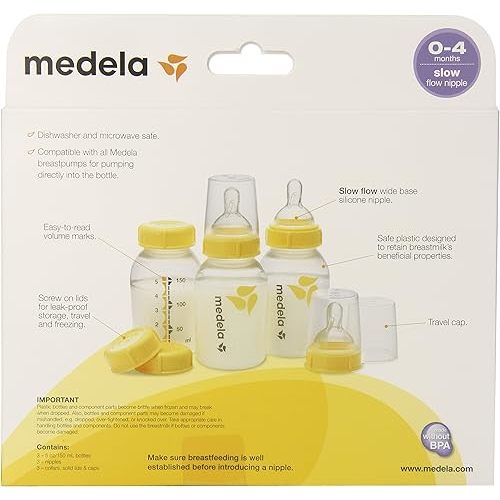 Medela Breastmilk Bottle Set - 5 oz - 3 ct