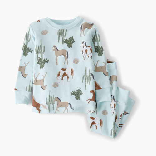 Carter's Little Planet Organic Cotton 2-Piece PJs - Horses, 6 M