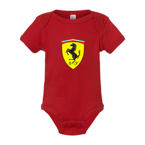 Ferrari Motorsport Car Baby Romper Onesie