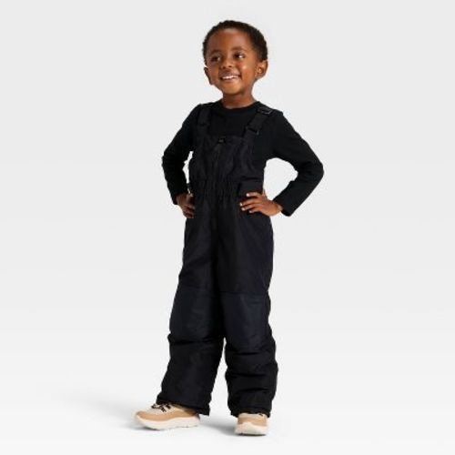 Toddler Solid Snow Bib - Cat & Jack™ Black