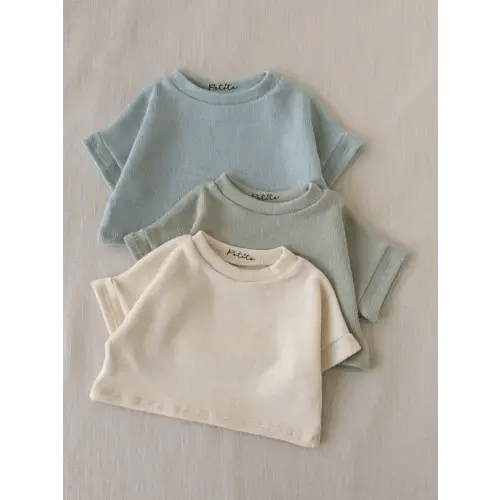 Knit t-shirt / pastel – Size 6-9M