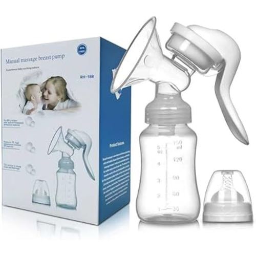 Manual Breast Pump for Breastfeeding, Small Portable Manual Breast Milk Catcher Baby Feeding Pumps & Accessories
