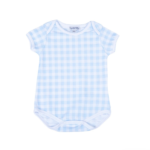 Baby Checks Bodysuit - Blue