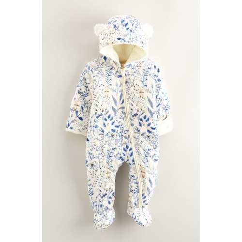 Hooded Quilted Fleece Lined Bunting (3m)