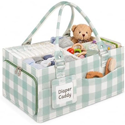 FOMIYES Baby Diaper Caddy Organizer for Diapers and Newborn Essentials