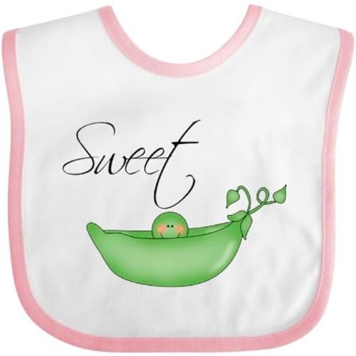 inktastic Sweet Pea Baby Bib