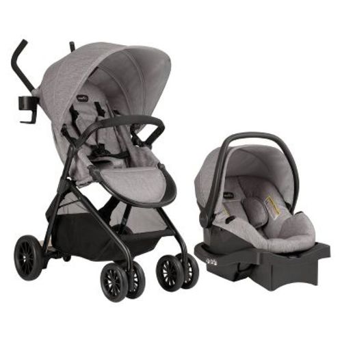 Evenflo Sibby Travel System With Stroller & Car Seat - Mineral Gray