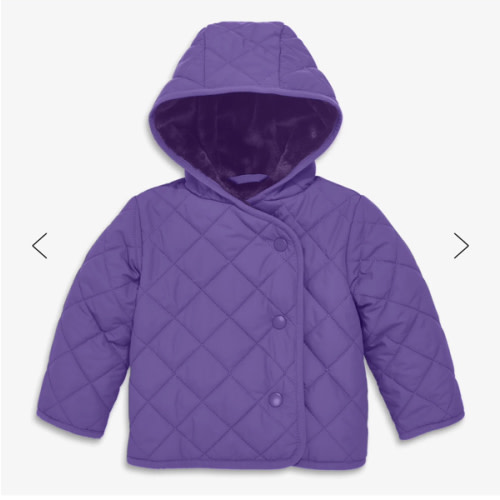 Baby quilted fleece-lined puffer jacket | Primary.com