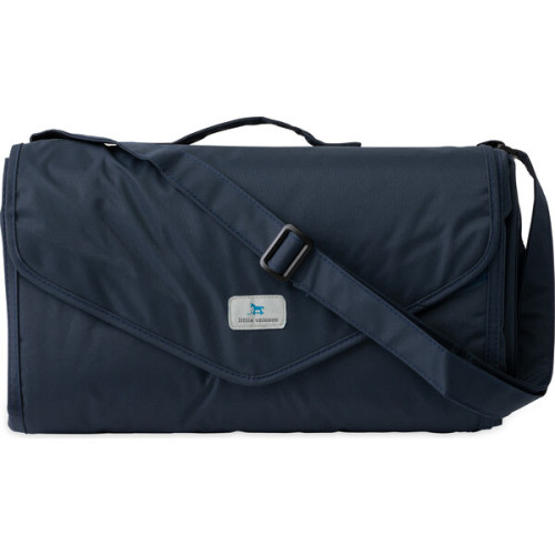 Indoor/Outdoor Blanket, Navy Plaid - Little Unicorn | Maisonette