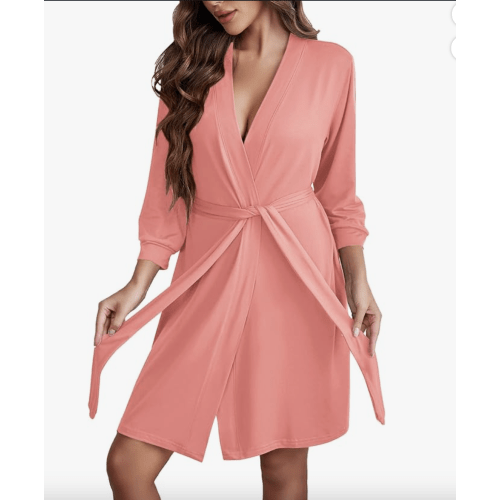 Short Robe XL Orange, Pink