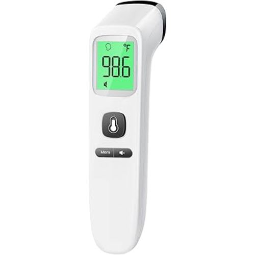 No-Touch Thermometer for Adults and Kids, Digital Accurate Baby Thermometer with Fever Alarm, 1 Second Fast Result, FSA HSA Eligible, Easy to use, 2 in 1 Mode
