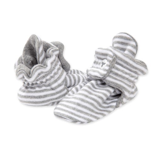 Classic Stripe Adjustable Organic Baby Booties | Burt's Bees Baby™