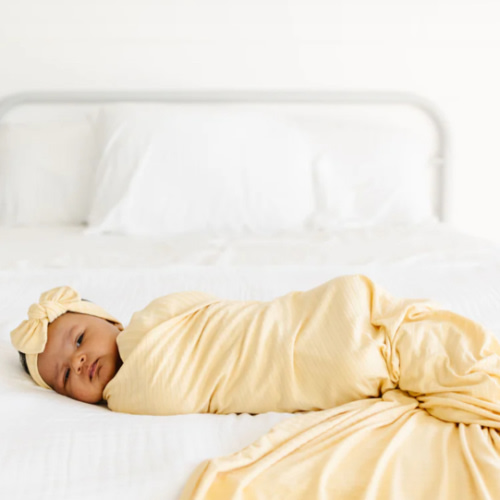 Birdie Ribbed Swaddle Blanket – Lou Lou & Company