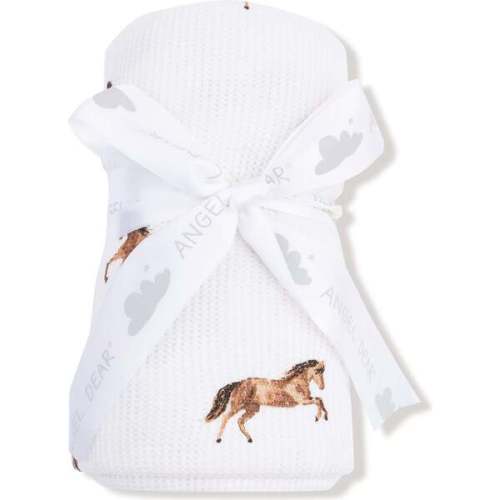 Swaddle Blanket, Mini Horses - Angel Dear | Maisonette