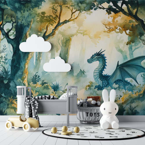 Dragon Mural Wallpaper – LaCasaDellaFibra