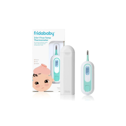 Frida Baby 3-in-1 Rectal, Underarm & Oral Thermometer for Kids, Digital Baby Thermometer for Infants, Toddlers, & Kids, FSA/HSA Eligible