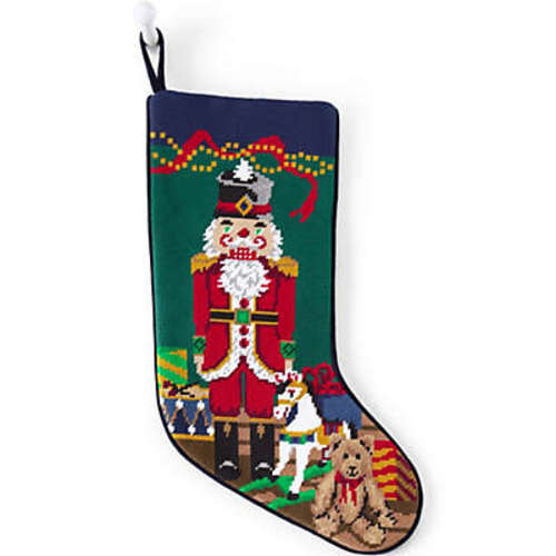Needlepoint Personalized Christmas Stocking | Lands' End