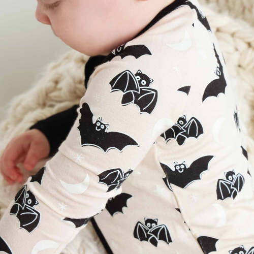 Scaredy Bats Convertible Zip Romper
