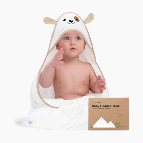 KeaBabies Cuddle Bamboo Viscose Hooded Towel - Dog