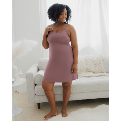 Stella Hands-Free Pumping & Nursing Nightgown | Twilight - Kindred Bravely