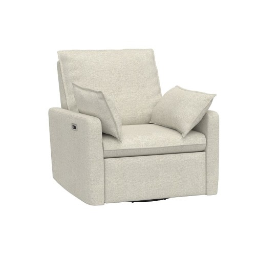 Paxton Pillow Power Performance Heathered Basketweave Alabaster White