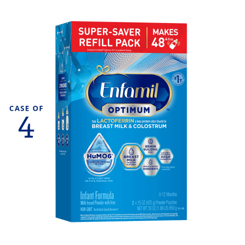 Enfamil® Optimum™ Infant Formula - Powder - 30 oz Refill Box (Case of 4) - Online | Enfamil