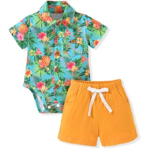 Baby Boy Hawaiian Outfit