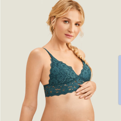 Lace Plunge Nursing Bralette