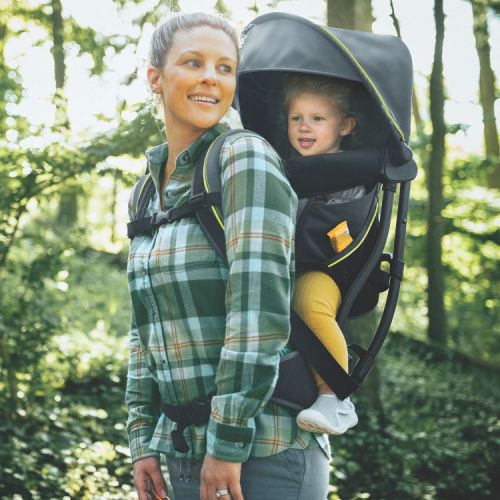Chicco SmartSupport Backpack Baby Carrier - Solar: Lumbar Support, Storage Pockets, Ventilated Fabric, Padded Straps