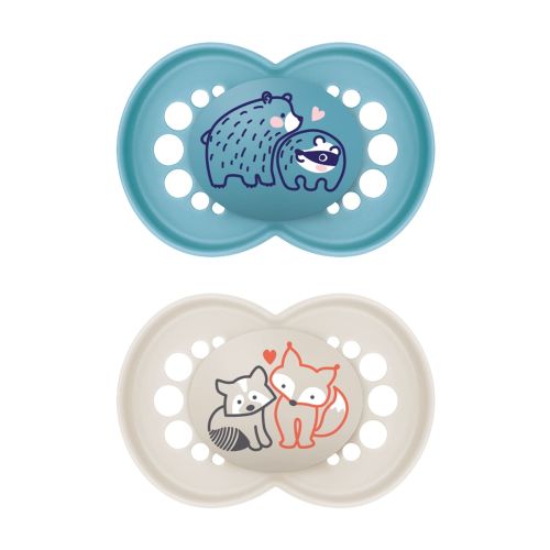 MAM Original Matte Pacifier, 16+ Months, Unisex, 2 Pack